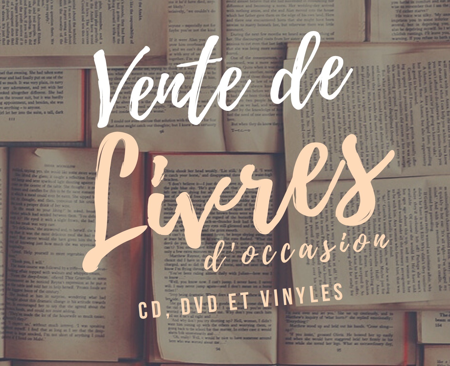 Vente de livres d’occasion