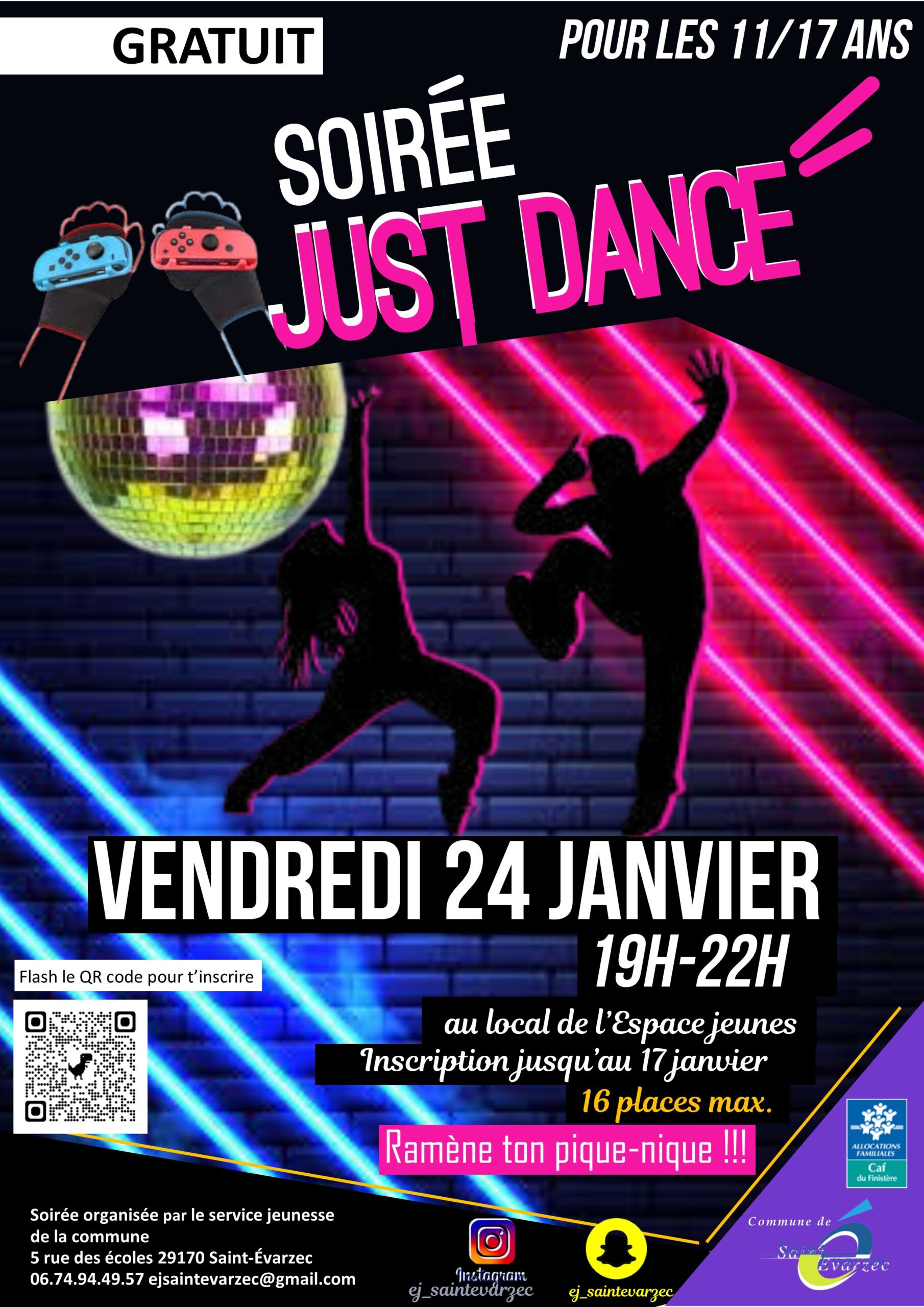 Soirée Just Dance pour les 11-17 ans